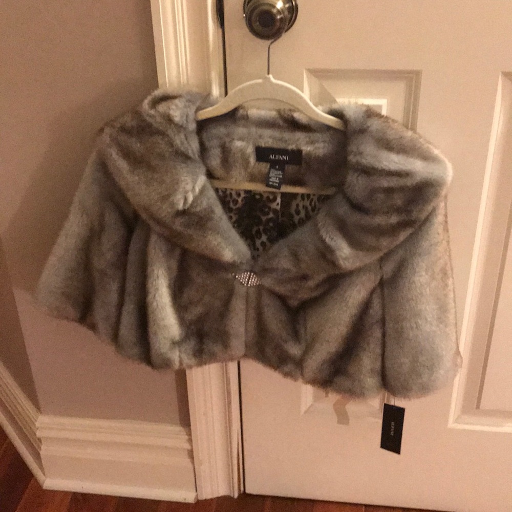 Faux fur jacket